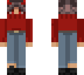 me if i was a minecraft skin :/ v2