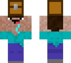 nub holds chest with fish