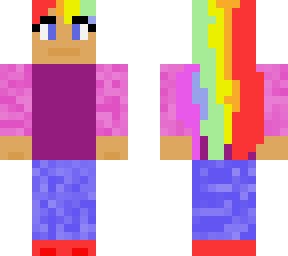 rainbow girl
