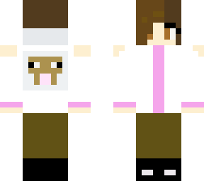 sheep hoodie girl
