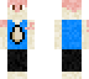 tryed to make a sunburned person but it just turned out like he was skinned