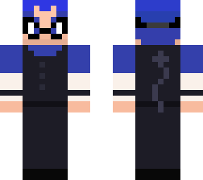 tux demon inkling blue