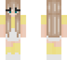 yellow skirt girl