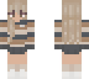 basic girl but with longer hair and hazel eyes