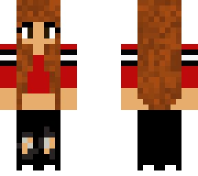 basic red girl