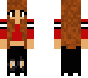 basic red girl