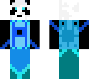 battle blue panda! (ready to fight!)
