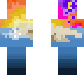 beachy sunset skin