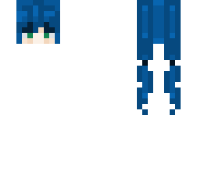 blue hair