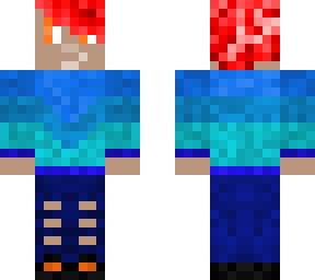 blue hoodie boy