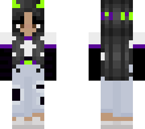 devil girl neon green and dark purple (credit to simplyhqyden)