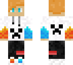 fire and ice creeper hoodie