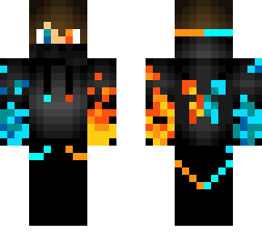 fire and ice gamer boy (upgraded)