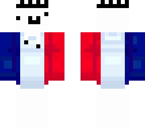france nub with funny hat