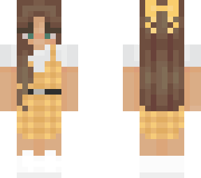 girl in a plaid dress