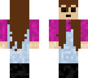 girl with overalls
