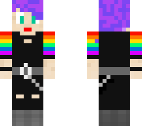 goofy emo pride skin