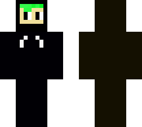 green hair and black hoodie. free download.