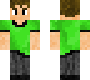 green t-shirt basic skin