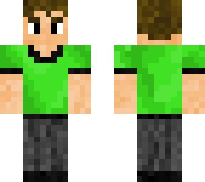 green t-shirt basic skin v.2