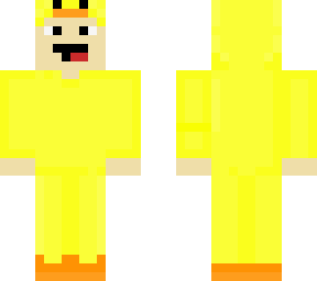 me in a duck suit