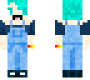 non binary dungaree kid