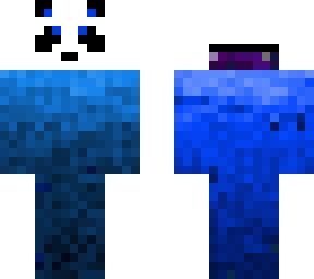 panda blue jumper