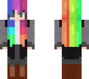 rainbow girl