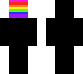 rainbow head black other