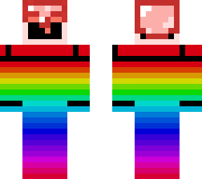 rainbow slime w/ slime helmet