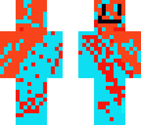 red and cyan