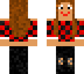 red check girl