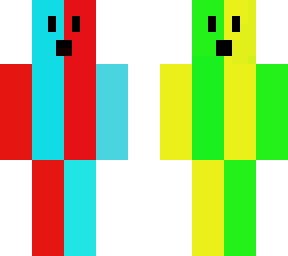 scared rainbow dude