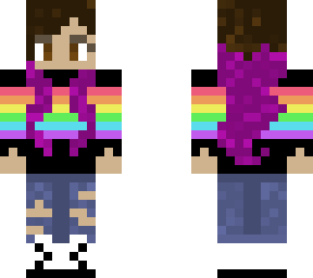 two tone hair girl