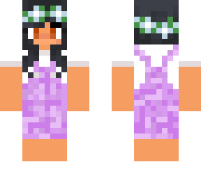 aphmau with purple overalls