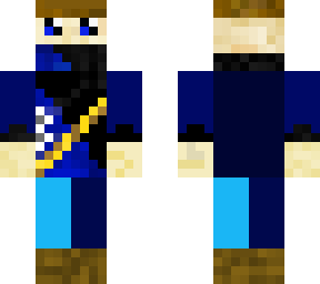 black and blue ninja