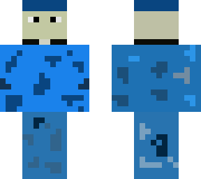 blue army soldier