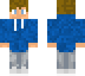 blue hoodie boy