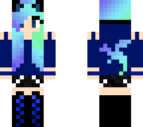 blue wolf girl