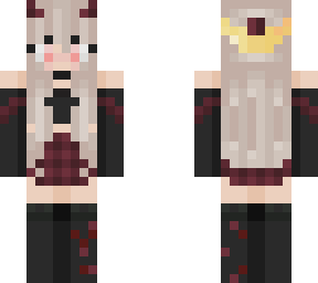 chica de gala medio demonio