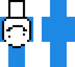 dream but blue and upside down