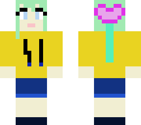 girl with a ponytail