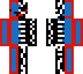 half skeppy and half skeleton