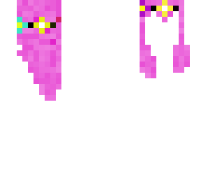 pink flower hair template read desc