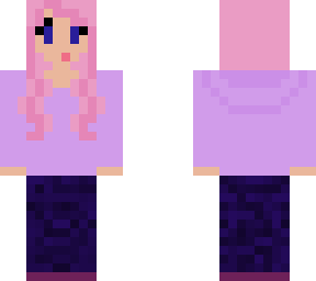 pink hair girl