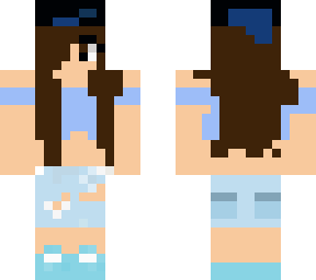 pretty blue girl