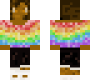 rainbow burst girl