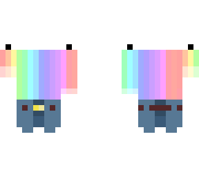 rainbow tank-top