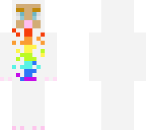 rainbow vomit costume (base)