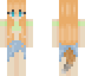 red head girl w/ fox tail
